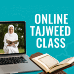 Student learning Quran with Online Tajweed Classes from home
