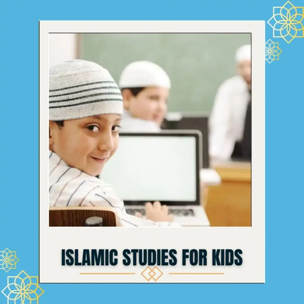 Islamic studies for kids with Muslims children learning Quran in class