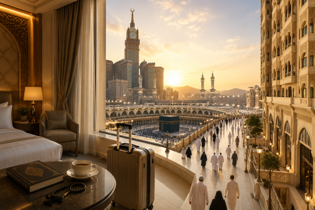 Right Hotel for Your Umrah Stay overlooking Masjid al Haram in Makkah